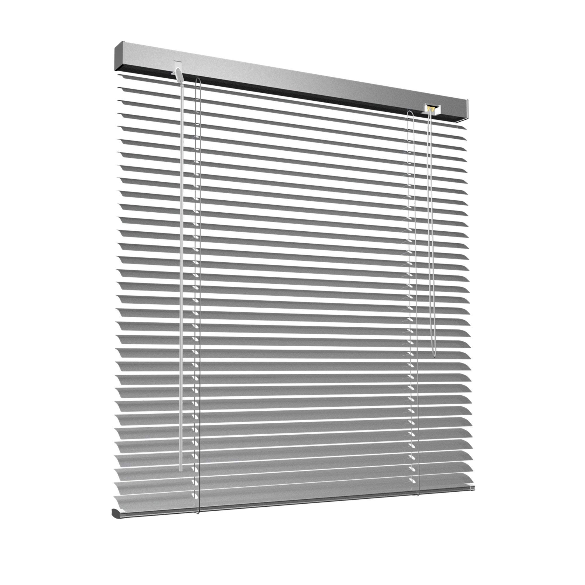 Victoria M. Aluminium Jalousie - Silber - für Kinderzimmer - sonnigen Nachmittags - leicht zu bedienen - 60 x 130 cm - i